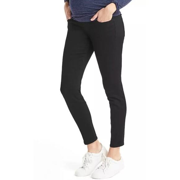 GAP Maternity True Skinny Jeans Black - Picture 1 of 9